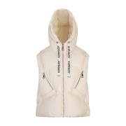 Khrisjoy Ikonisk Vit Vadderad Gilet White, Dam