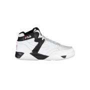 Fila Sportiga High-Top Sneakers med Kontrastdetaljer White, Herr