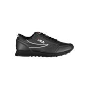 Fila Svarta sport sneakers med snörning Black, Dam