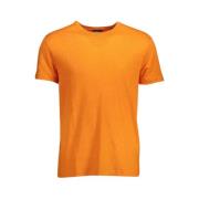 Gant Stiligt Orange Linne Kortärmad T-shirt Orange, Herr