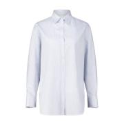 Max Mara Rutig Skjortblus White, Dam