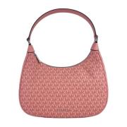 Michael Kors Cora Stor Crossbody Väska Plånbok Pink, Dam