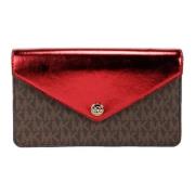 Michael Kors Crimson Small Flap Clutch Crossbody Väska Multicolor, Dam