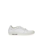 Roberto Cavalli Vita lädersneakers White, Dam