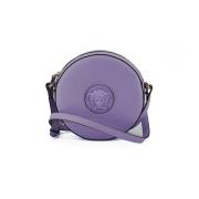 Versace Elegant lila rund axelväska Purple, Dam