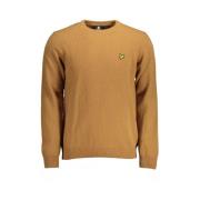 Lyle & Scott Klassisk ullblandad tröja Brown, Herr