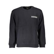 Napapijri Elegant Fleece Sweatshirt i Svart Black, Herr