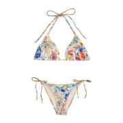 Zimmermann Stilren Crocod Trikin Bikini Multicolor, Dam