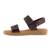 Nature Footwear Karen Sandal Pull Up Leather Brown, Dam