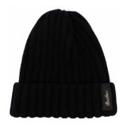 Borsalino Eco Beanie Mössa Svart Black, Unisex