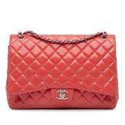 Chanel Vintage Pre-owned Laeder axelremsvskor Pink, Dam