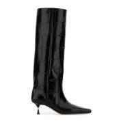 Paris Texas Svarta Läder Ankelboots Black, Dam