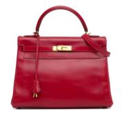 Hermès Vintage Pre-owned Laeder hermes-vskor Red, Dam