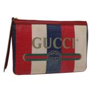 Gucci Vintage Pre-owned Canvas kuvertvskor Multicolor, Dam