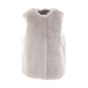 Yves Salomon Shearling Jackor White, Dam