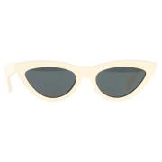 Celine Vintage Pre-owned Acetat solglasgon Beige, Dam