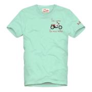 MC2 Saint Barth Klassisk Bomull T-shirt Green, Herr