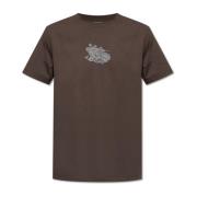 Burberry T-shirt med logotyp Brown, Herr