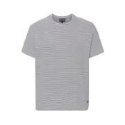 Emporio Armani Randig T-shirt Blue, Herr