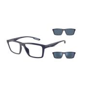 Emporio Armani Blå Transparent Solglasögon Blue, Unisex