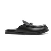 Gucci Svarta Horsebit Mules med Slip-On Design Black, Herr