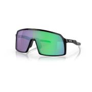 Oakley Sportiga Solglasögon Prizm Jade Fyrkant Svart Black, Unisex