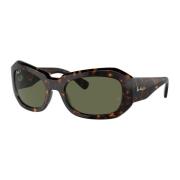 Ray-Ban Polariserade Beate solglasögon Tortoise/Green Brown, Unisex