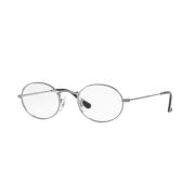 Ray-Ban Oval Metal Glasögonbågar Gunmetal Gray, Unisex