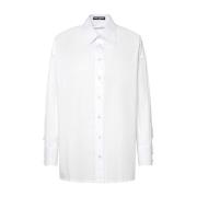 Dolce & Gabbana Casual Skjorta med F5R57Tfueajw0800 Design White, Dam