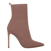 Steve Madden Ankelstövel i Blush Ribbad Tyg Pink, Dam