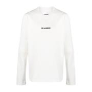 Jil Sander Herr Sweatshirt: Uppgradera din avslappnade garderob White,...