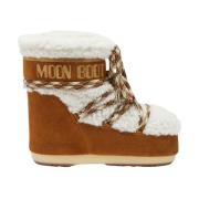 Moon Boot Vinter Shearling Stövlar Brown, Dam