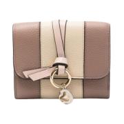 Chloé Beige Tri-Fold Färgblock Väska Beige, Dam