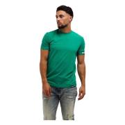 Dsquared2 Grön Rund Hals T-shirt Herr Green, Herr