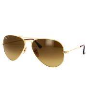 Ray-Ban Klassiska Aviator Solglasögon Yellow, Unisex