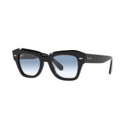 Ray-Ban Fyrkantiga solglasögon State Street Rb2186 Black, Unisex