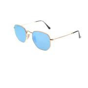 Ray-Ban Hexagonal solglasögon Rb3548N stil Yellow, Unisex