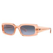 Ray-Ban Kudde Stil Solglasögon Blå Gradient Orange, Unisex