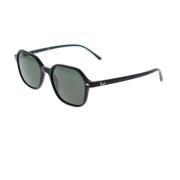 Ray-Ban John Rb2194 Hexagonal Solglasögon Black, Unisex