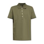 Balmain Polo med jacquard monogram Green, Dam