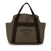 Hermès Vintage Pre-owned Canvas axelremsvskor Brown, Dam