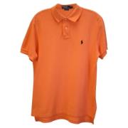 Ralph Lauren Pre-owned Pre-owned Bomull toppar Orange, Herr