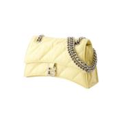 Balenciaga Vintage Pre-owned Laeder crossbodyvskor Yellow, Dam