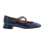 Bibi Lou Python Mary Jane Ballerina Skor Blue, Dam