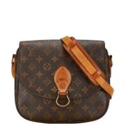 Louis Vuitton Vintage Pre-owned Plast axelremsvskor Brown, Dam