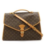 Louis Vuitton Vintage Pre-owned Canvas handvskor Brown, Dam