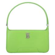 Burberry Laeder axelremsvskor Green, Dam