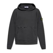 Stone Island Hoodie Gray, Herr