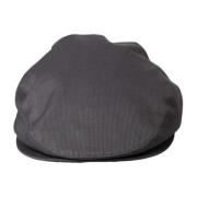 Dolce & Gabbana Grå Bomull Newsboy Cap Gray, Herr