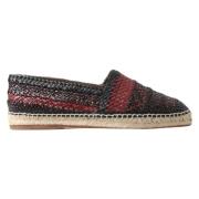 Dolce & Gabbana Elegant Vävd Läder Espadriller Multicolor, Herr